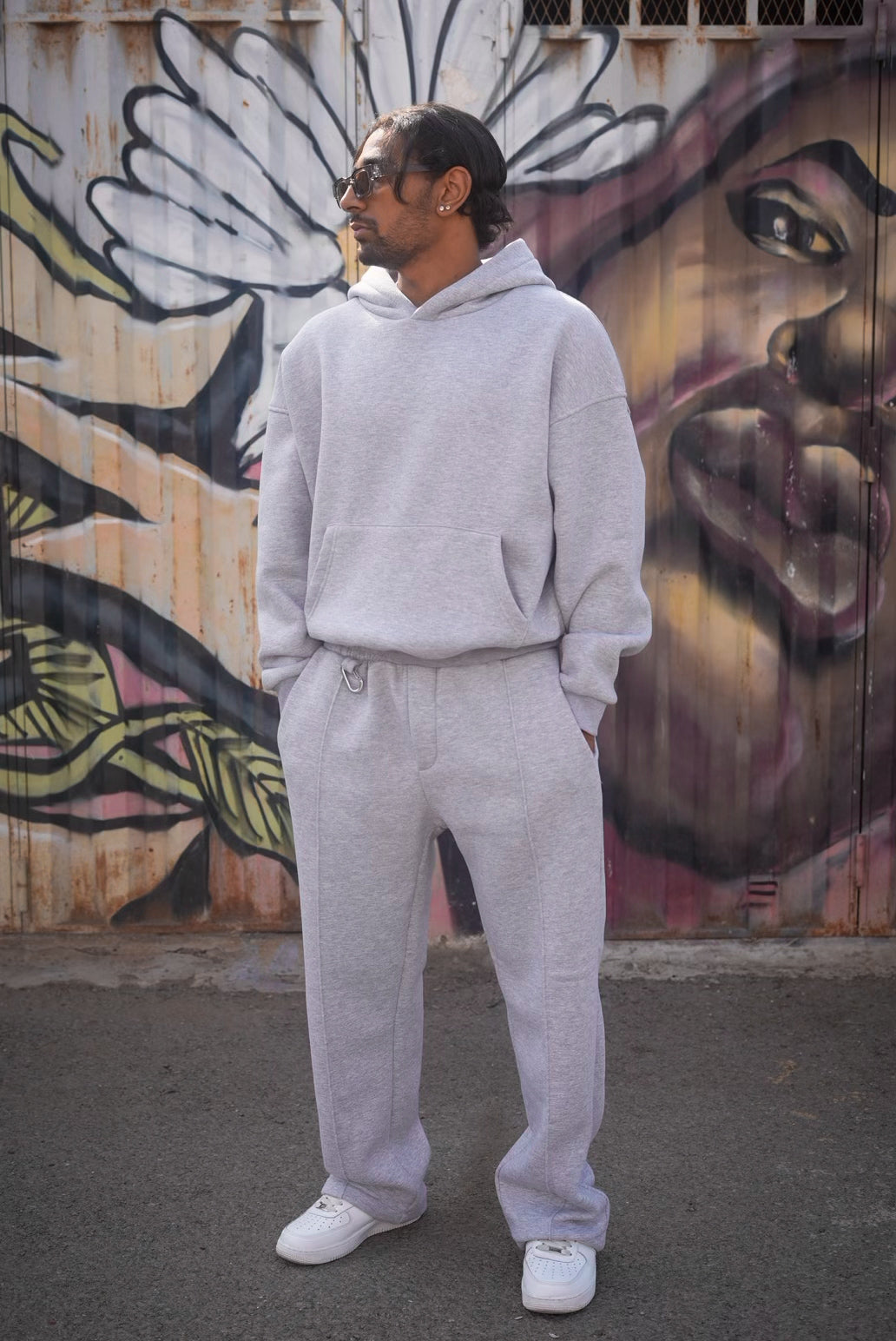 ENSEMBLE SWEET PANTS TREETS GREY BR