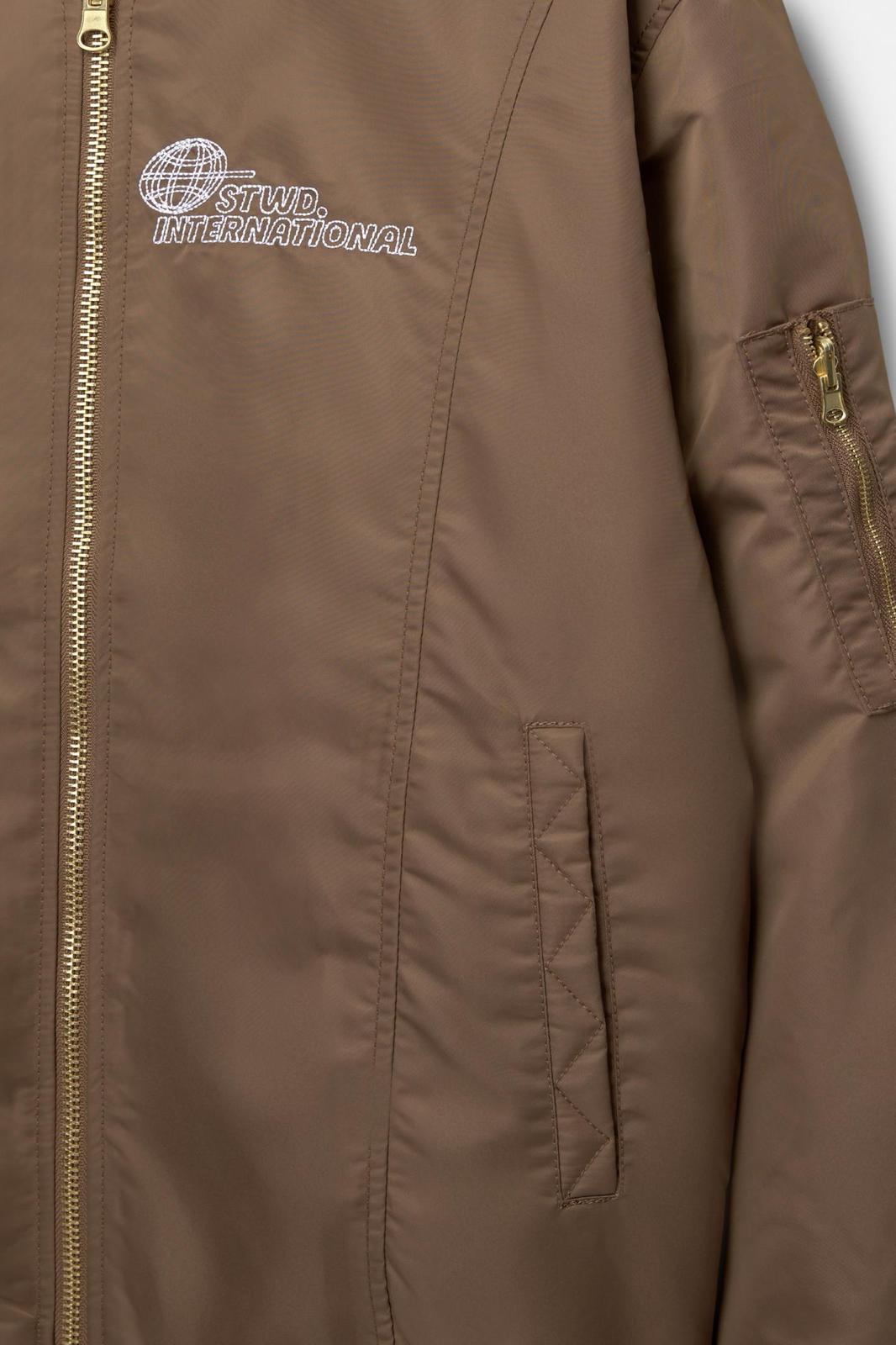 EMBROIDERED STWD BOMBER P&B