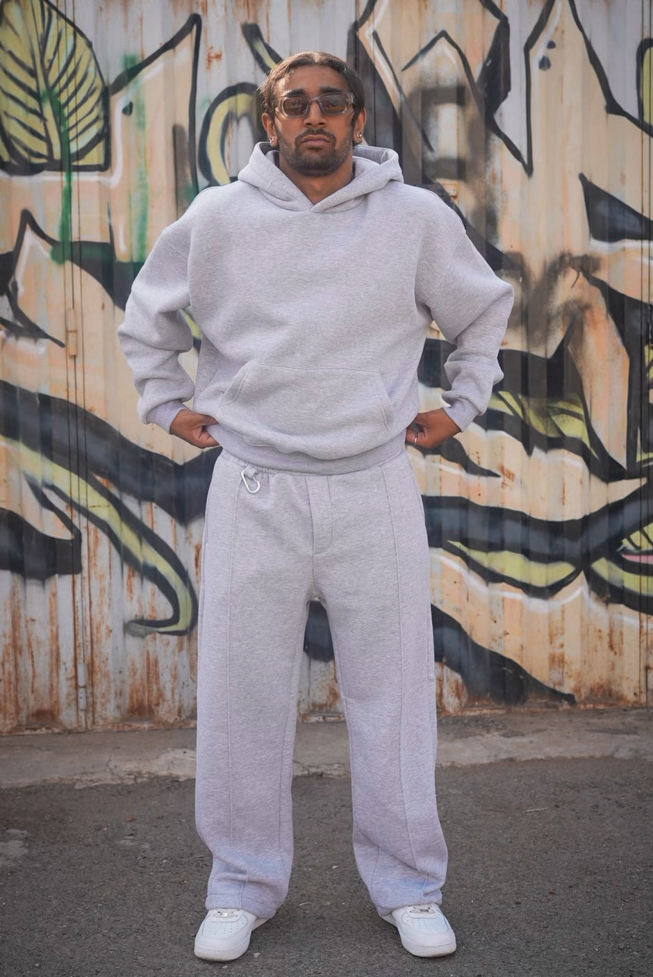 ENSEMBLE SWEET PANTS TREETS GREY BR