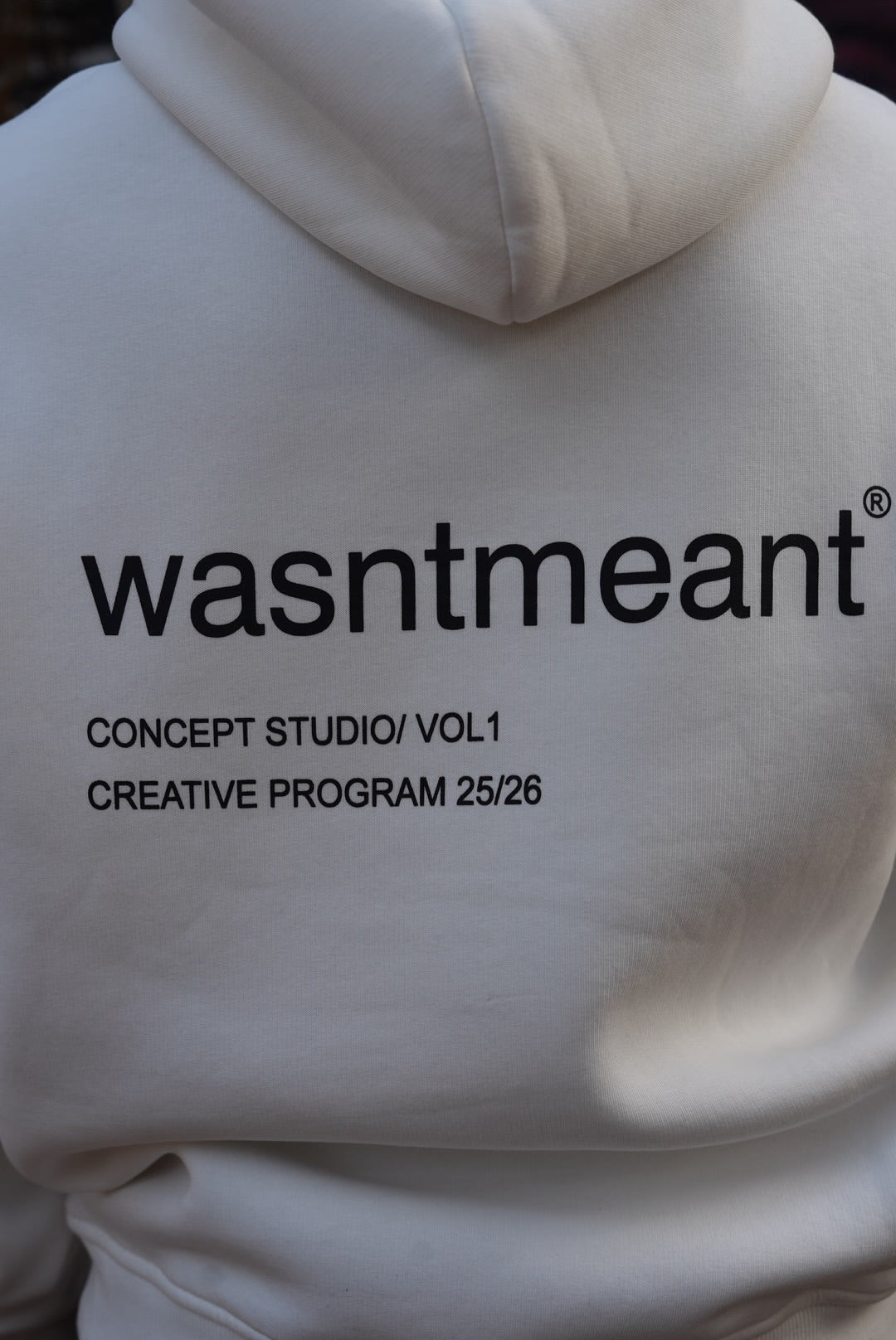 HOODIES WASNTMEANT WHITE E71-74