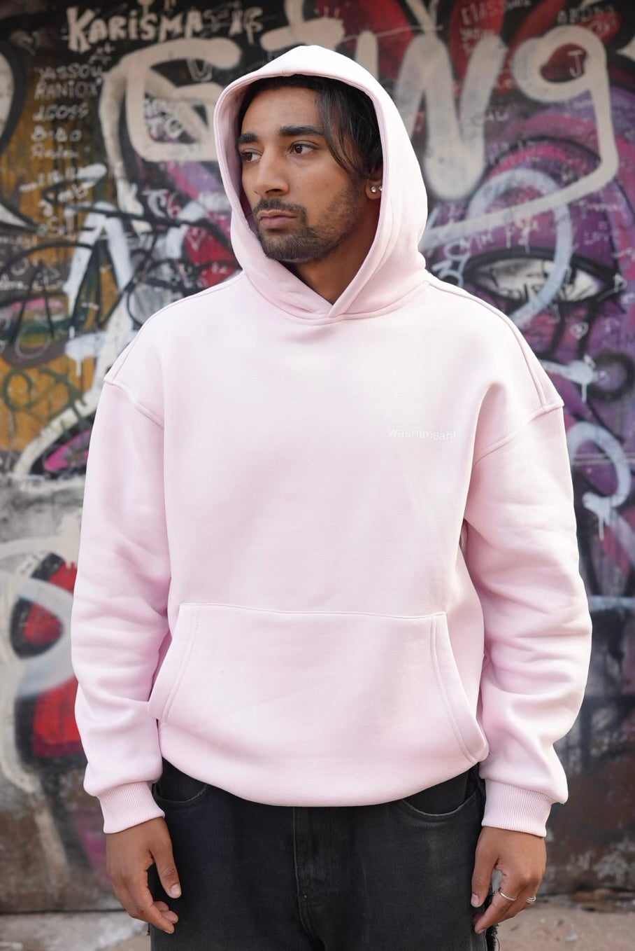 HOODIES WASNTMEANT PINK E71-74