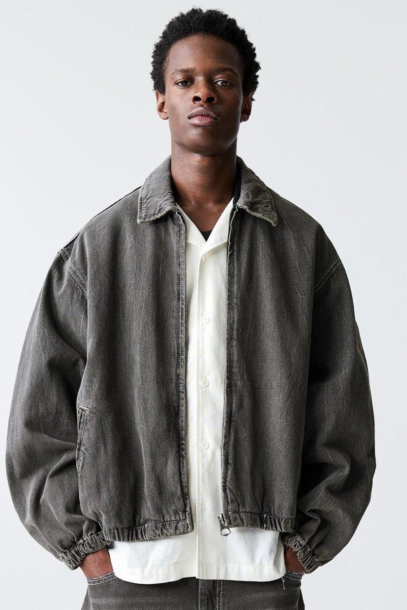 STWD denim jacket with zip