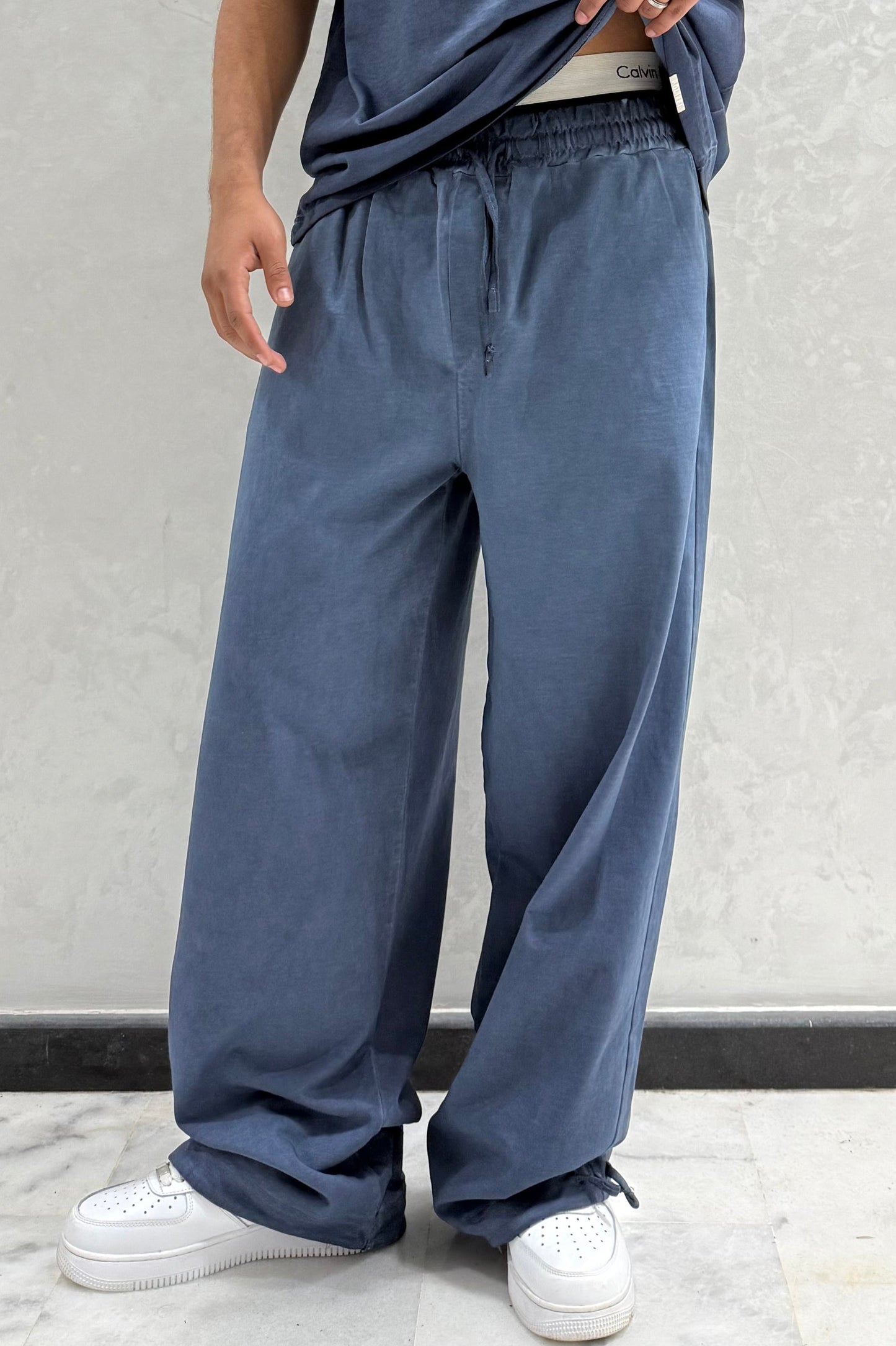 PANTALON  PZ OVERSIZE BLEU