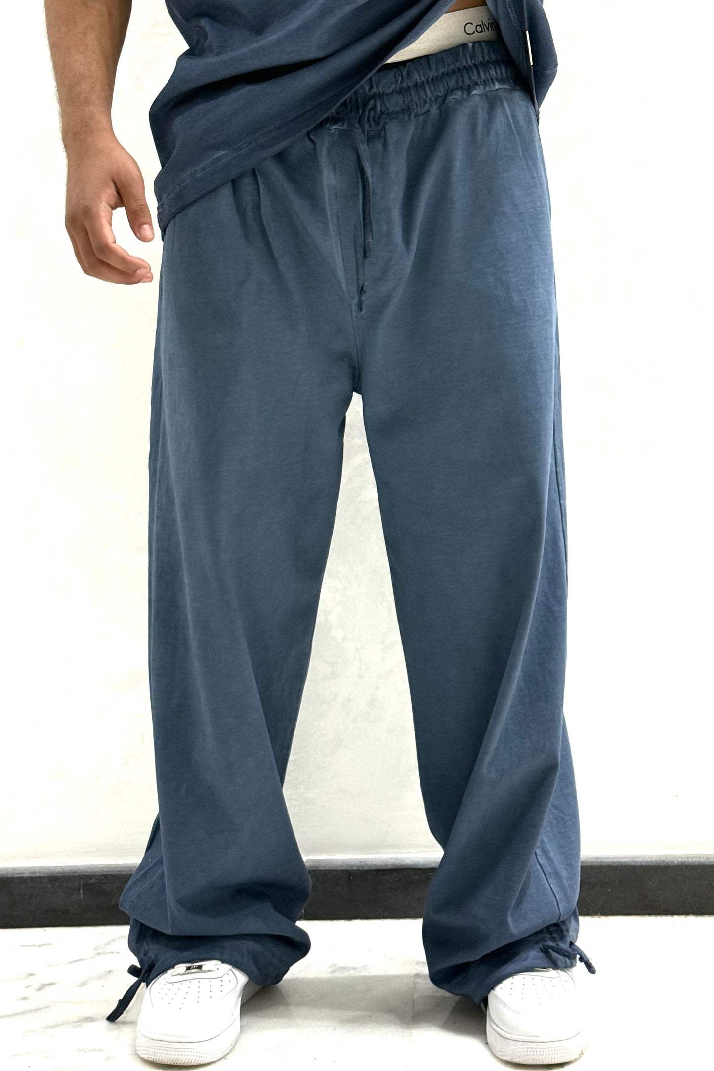 PANTALON  PZ OVERSIZE BLEU