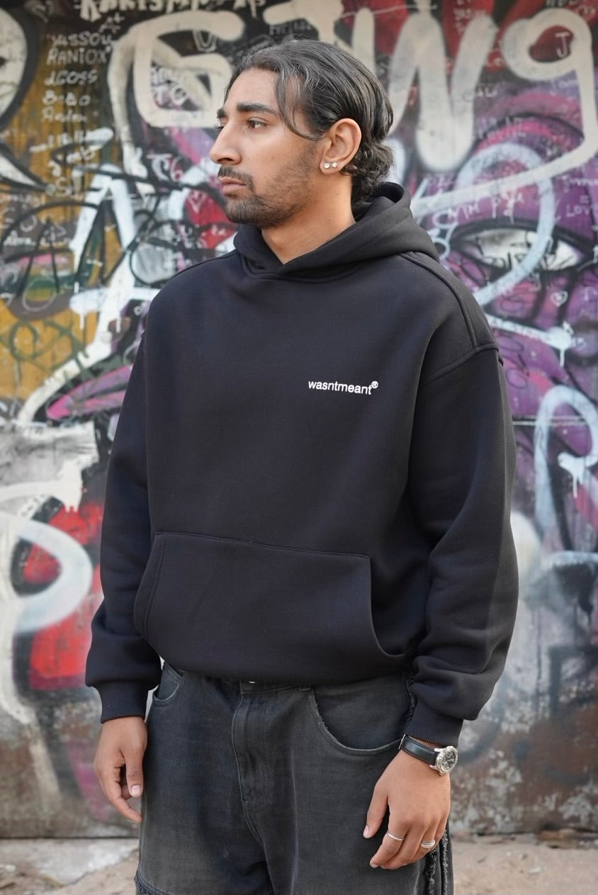 HOODIES WASNTMEANT BLACK E71-74
