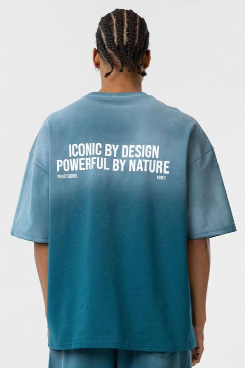 T-SHIRT ICONIC BLEU