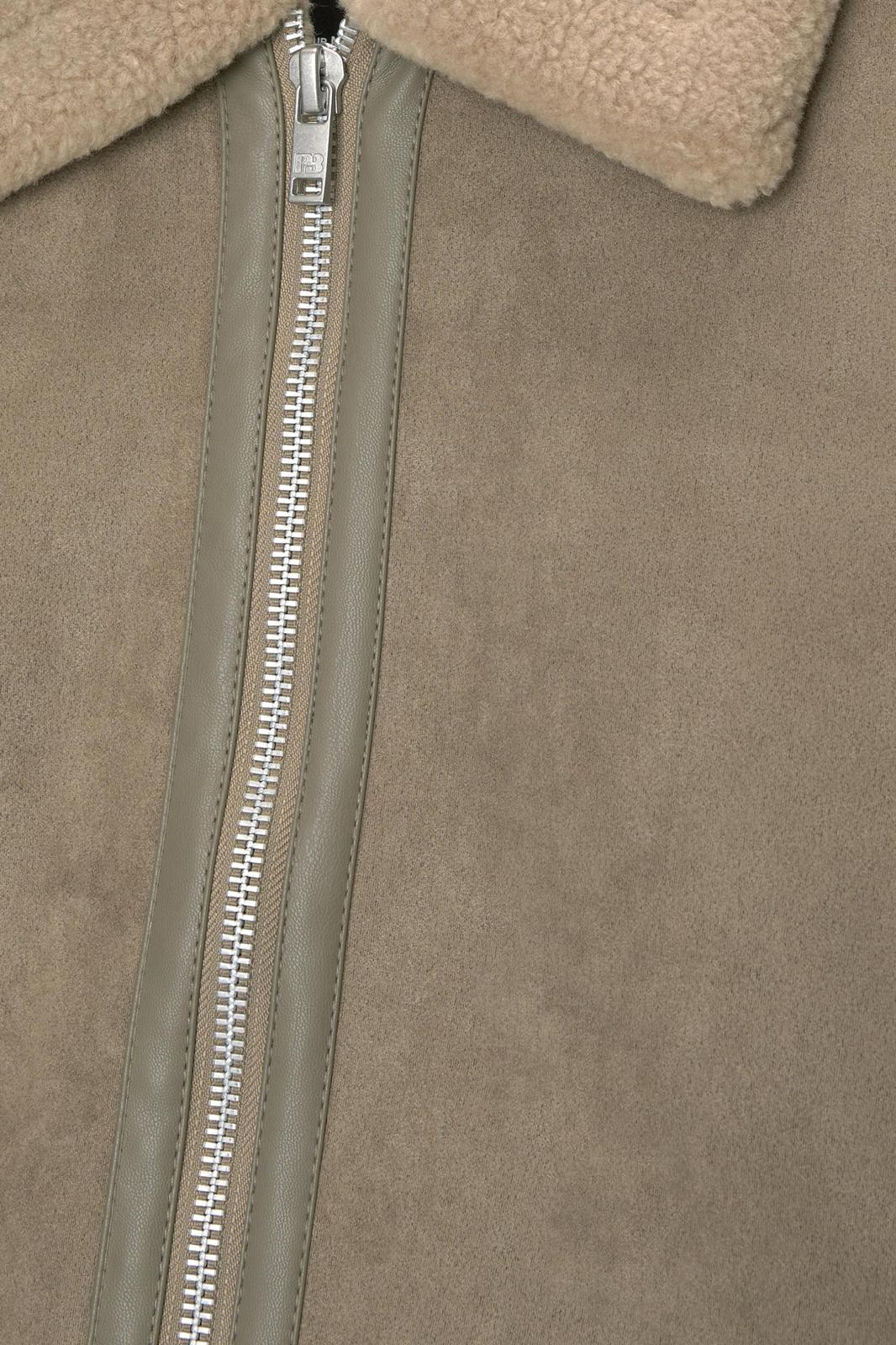 Faux shearling jacket beige P&B