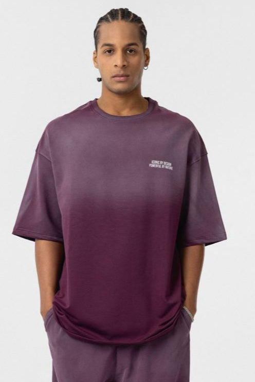 T-SHIRT ICONIC BURGUNDEY