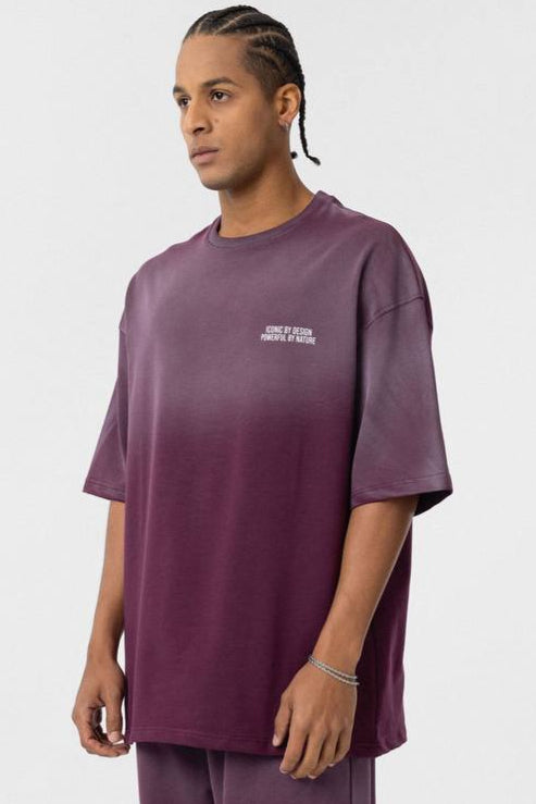 T-SHIRT ICONIC BURGUNDEY