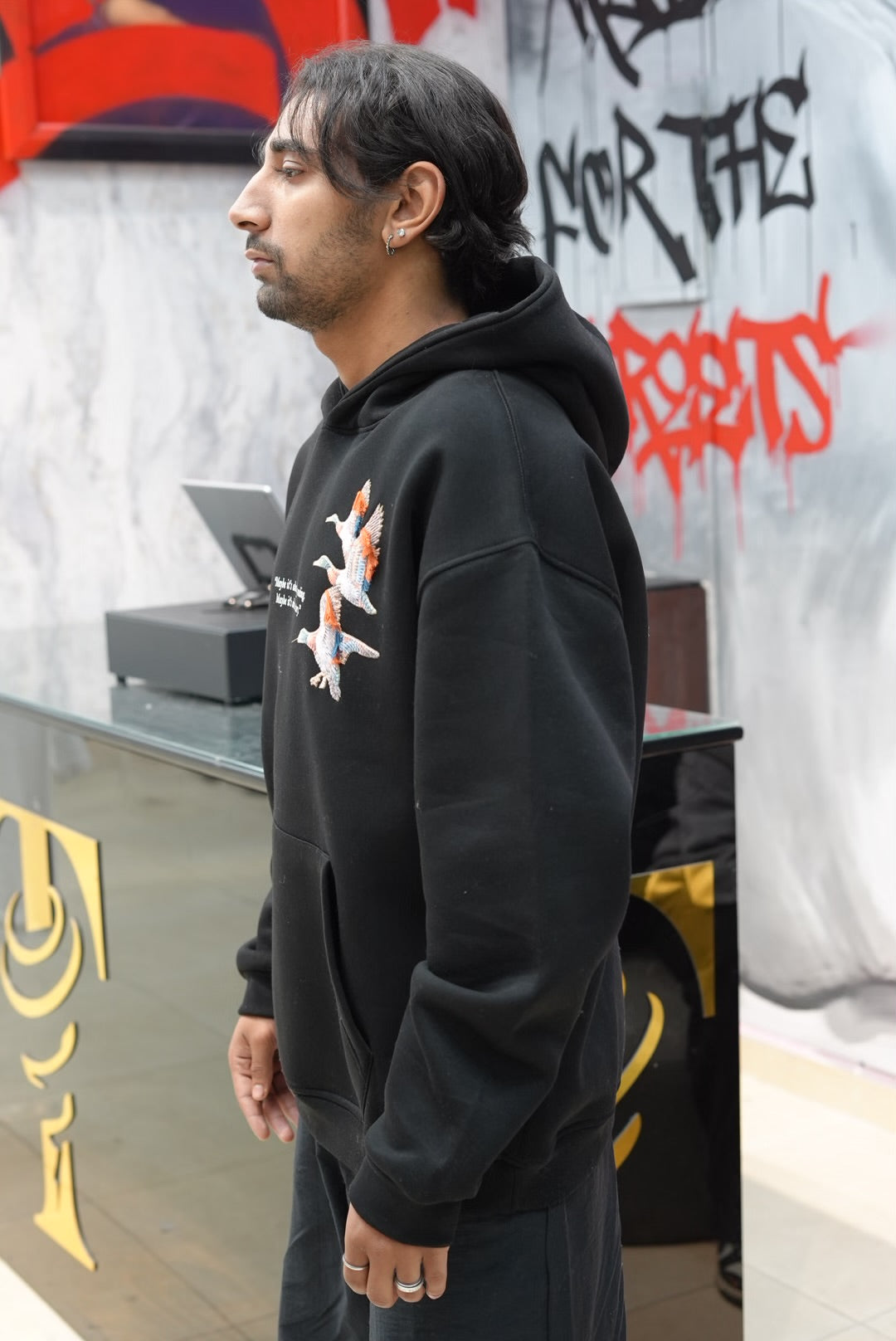 HOODIES SW BLACK 4996