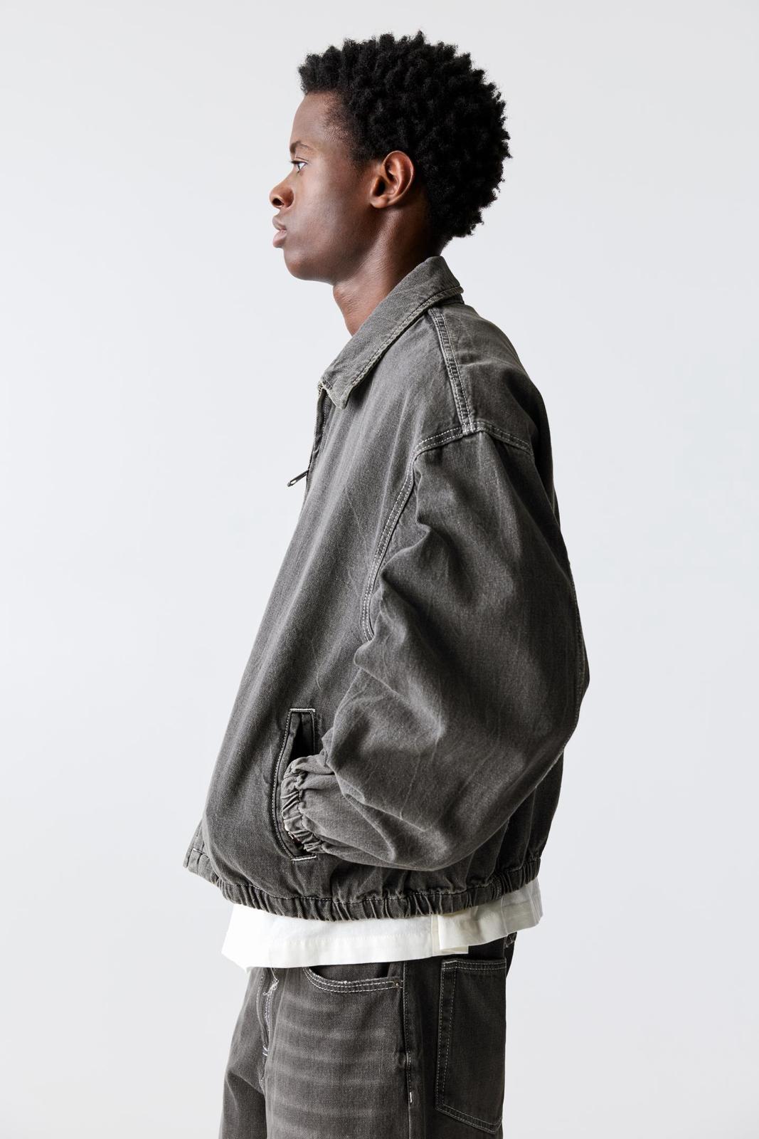 STWD denim jacket with zip