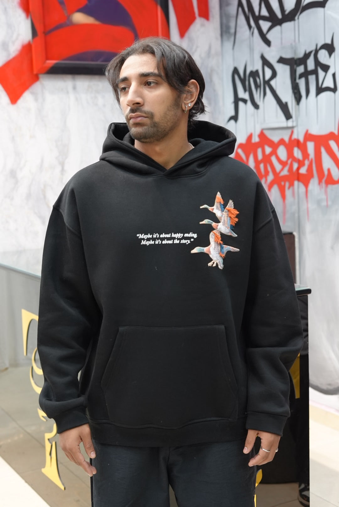 HOODIES SW BLACK 4996