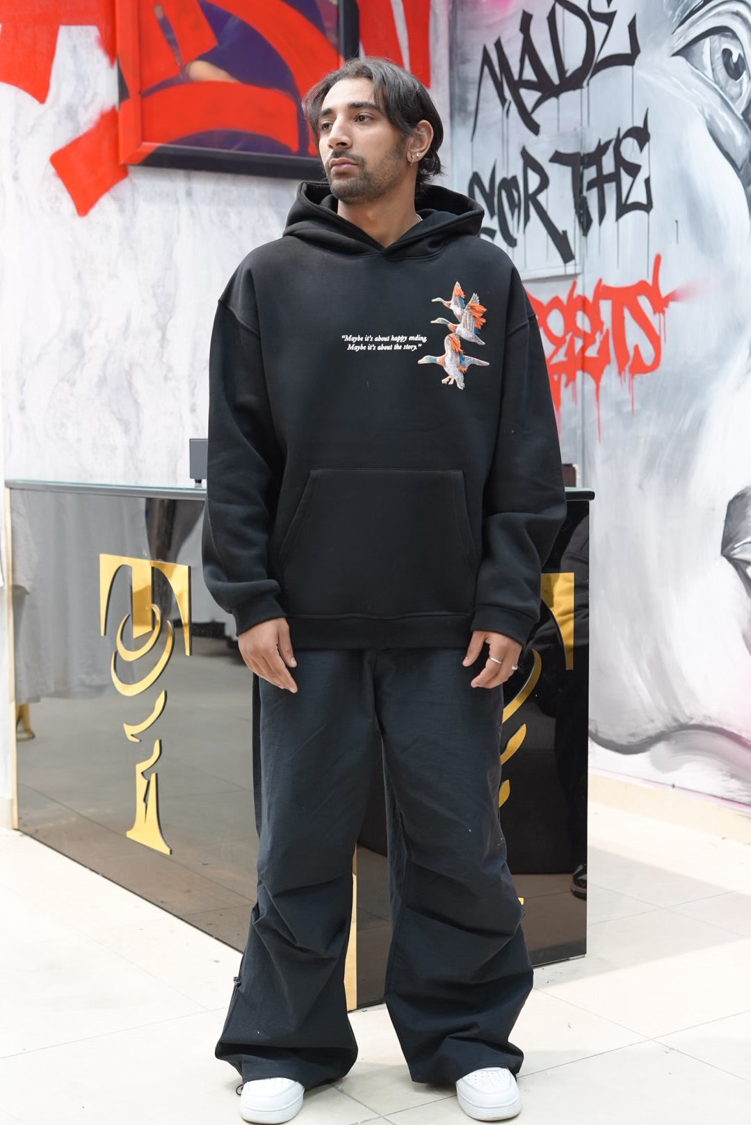 HOODIES SW BLACK 4996