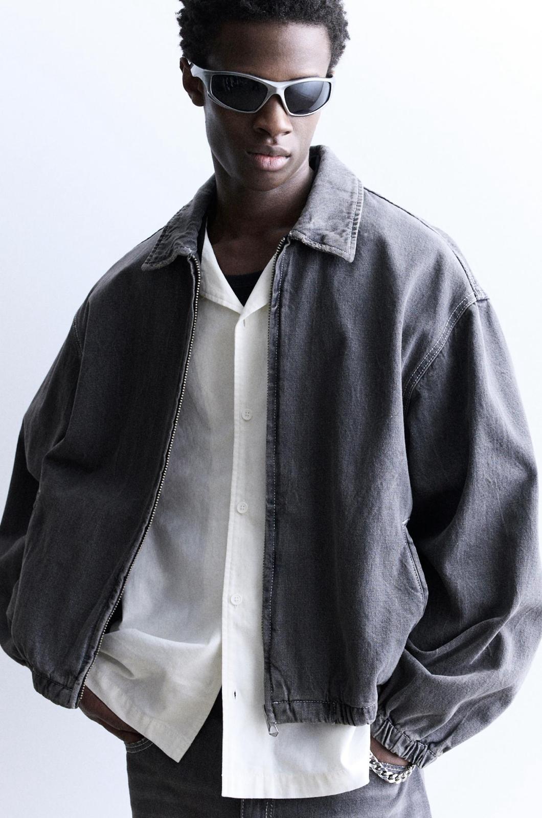 STWD denim jacket with zip