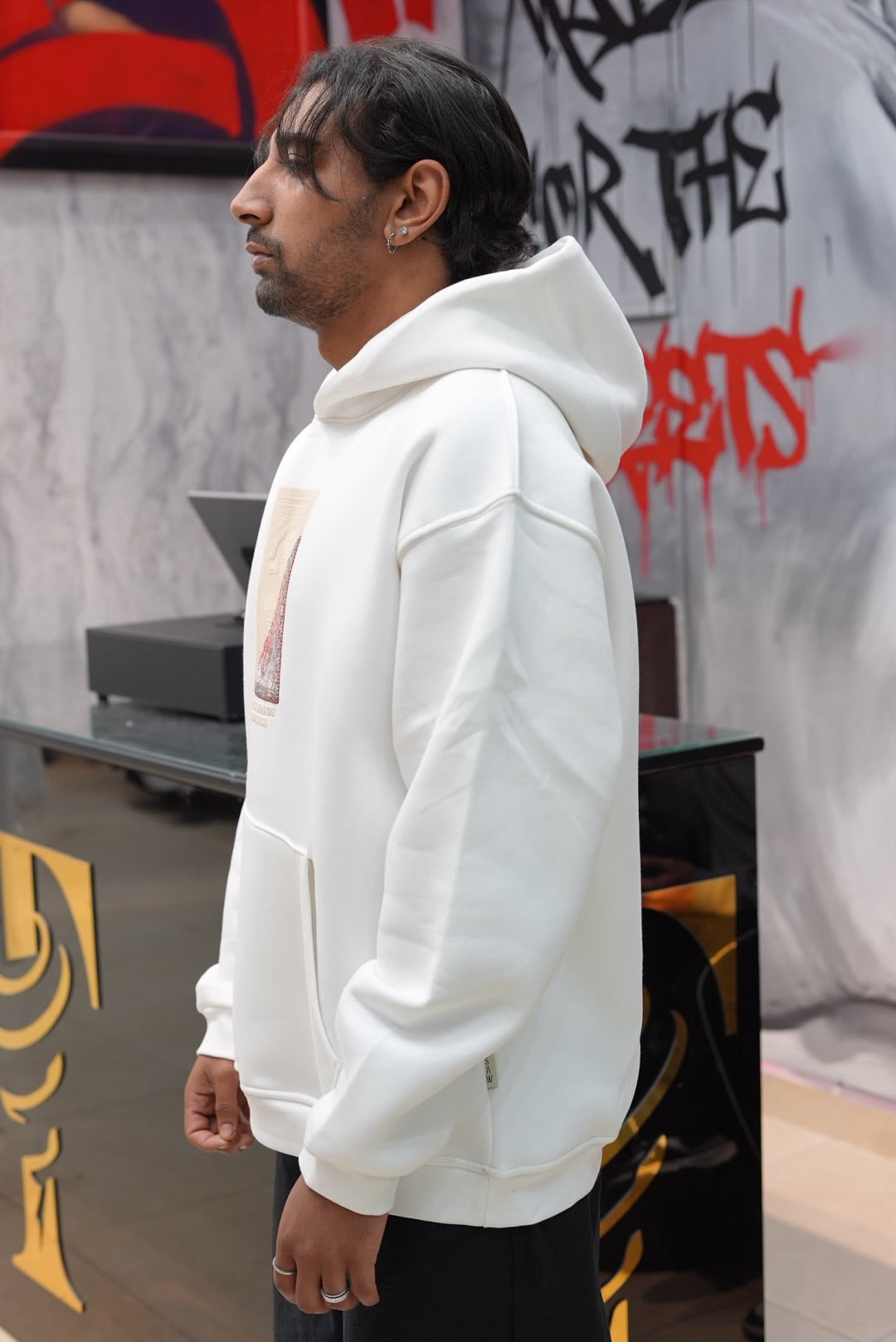 HOODIES SW WHITE 4959