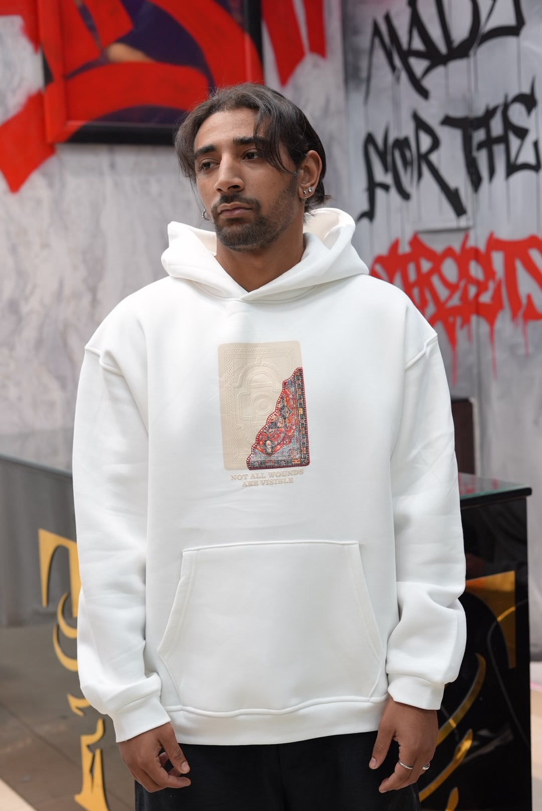 HOODIES SW WHITE 4959