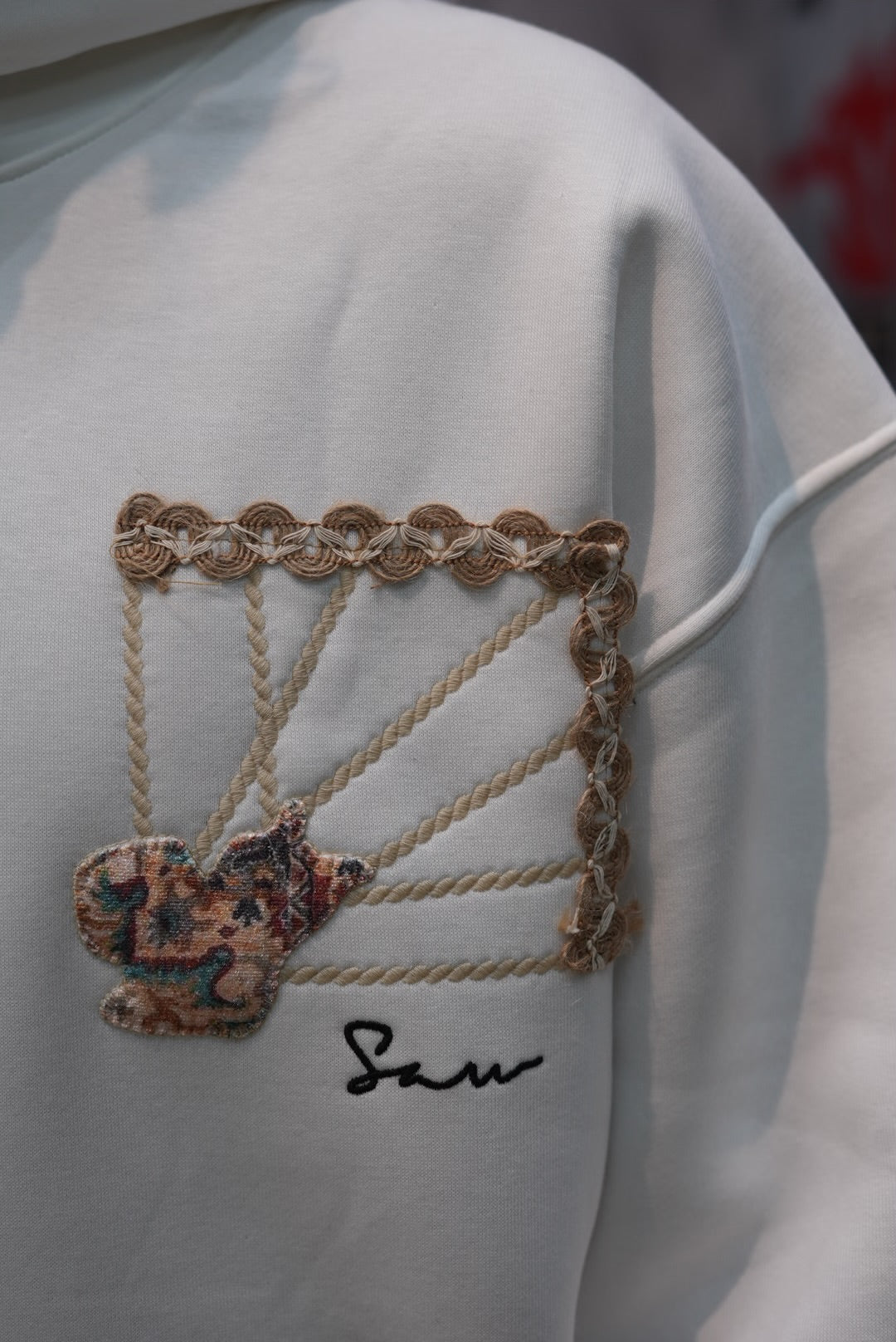 HOODIES SW WHITE 4994