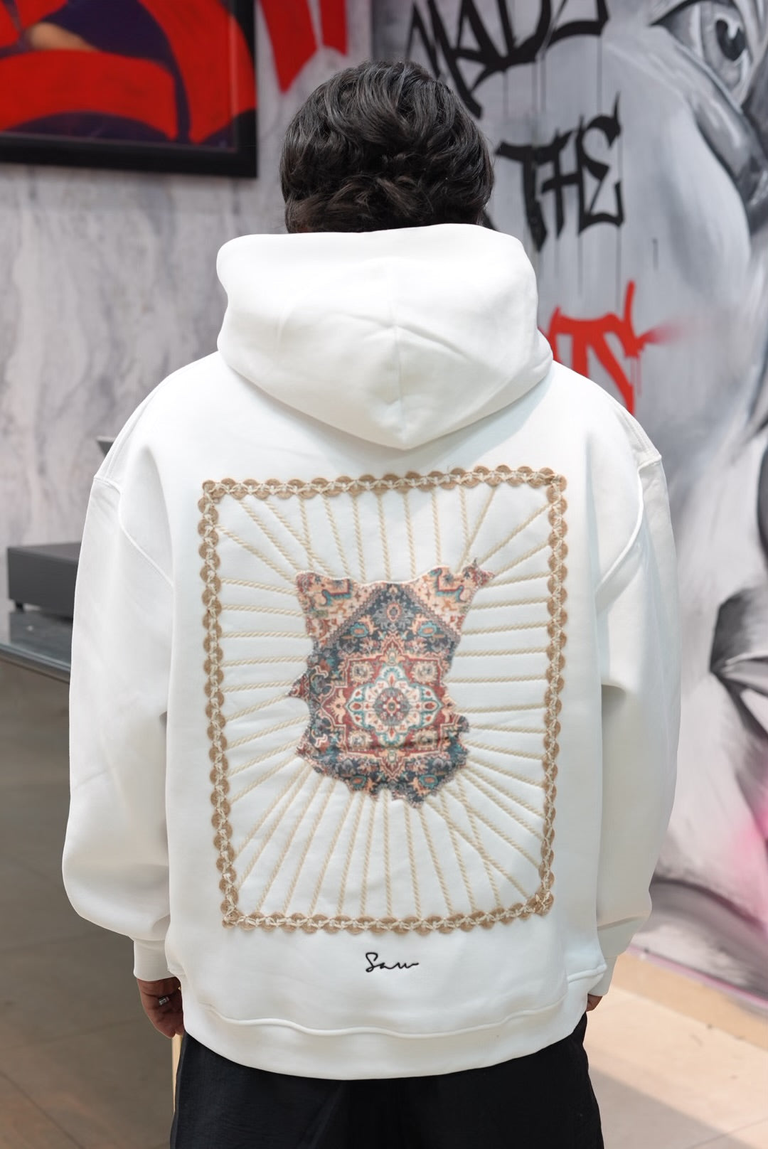 HOODIES SW WHITE 4994