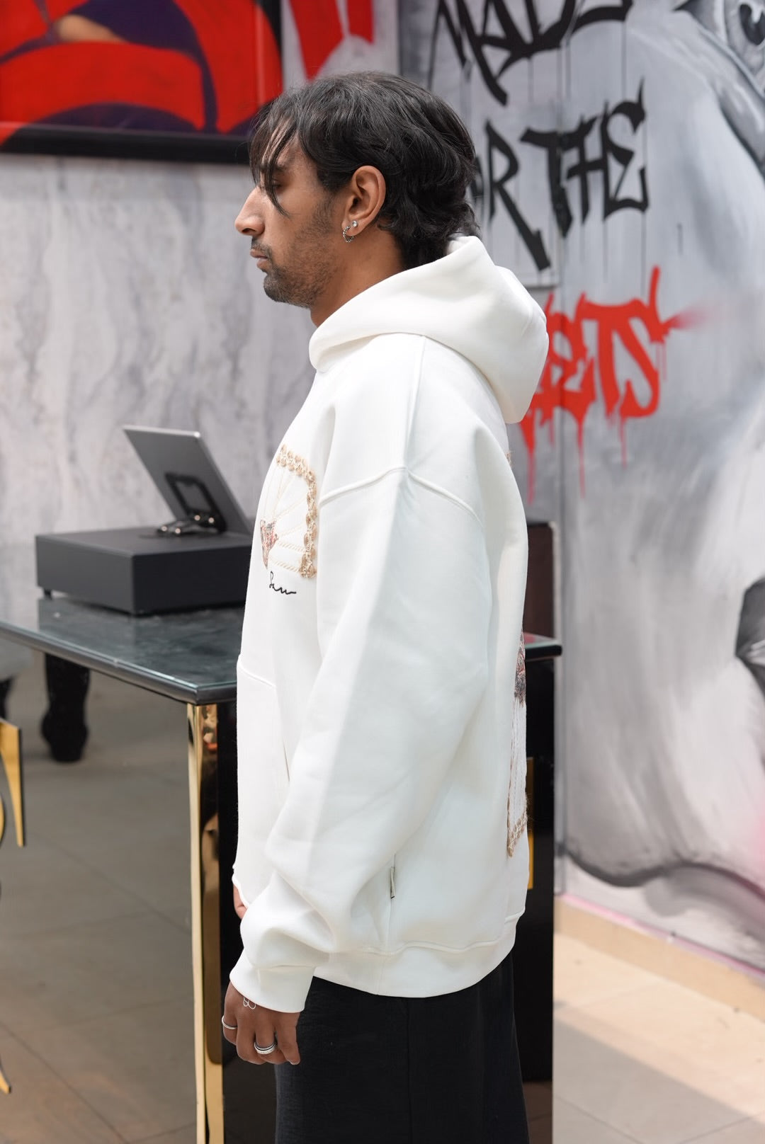 HOODIES SW WHITE 4994