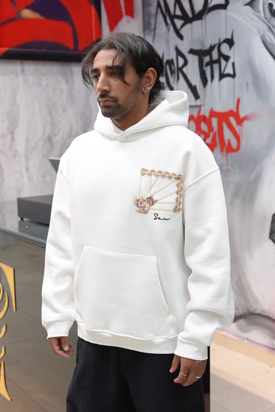 HOODIES SW WHITE 4994