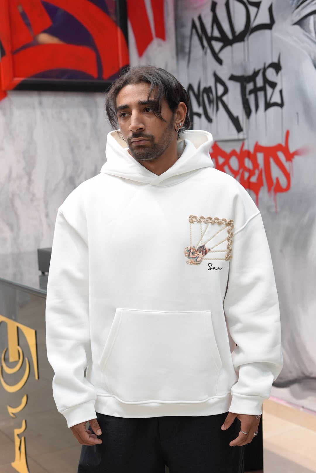 HOODIES SW WHITE 4994