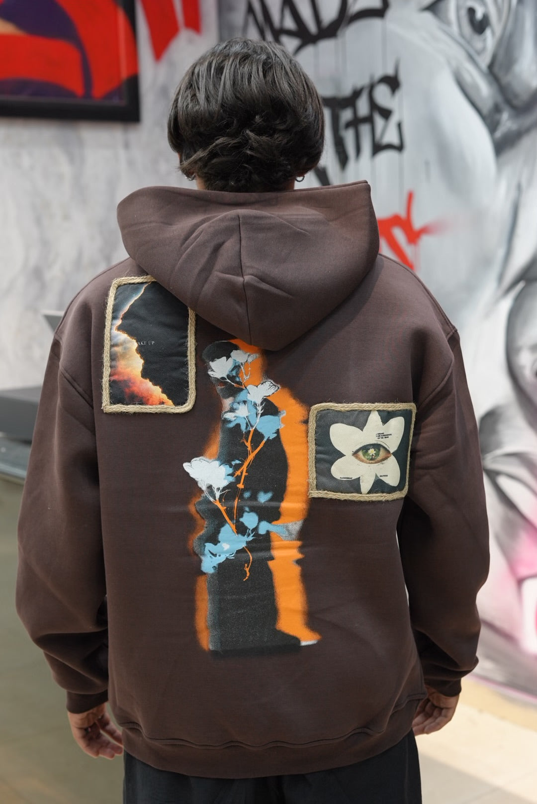 HOODIES SW BROWN 4989