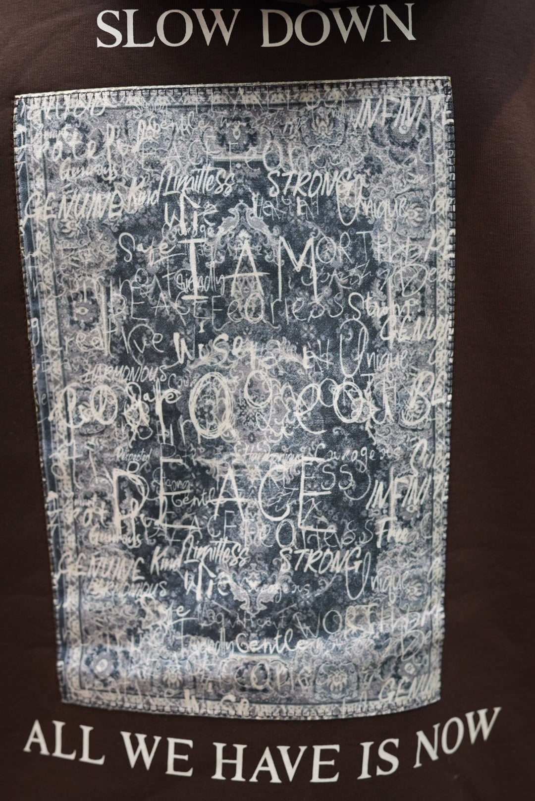 HOODIES SW I'M WHAT I'M BROWN 4967