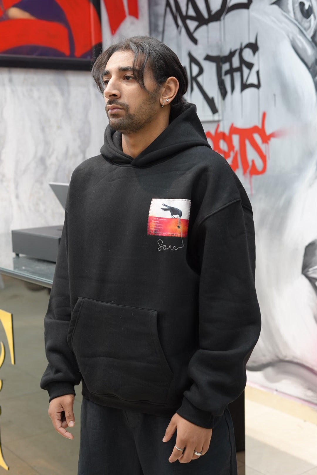 HOODIES SW BLACK 4976