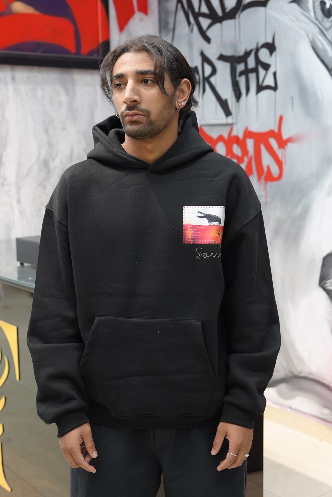 HOODIES SW BLACK 4976