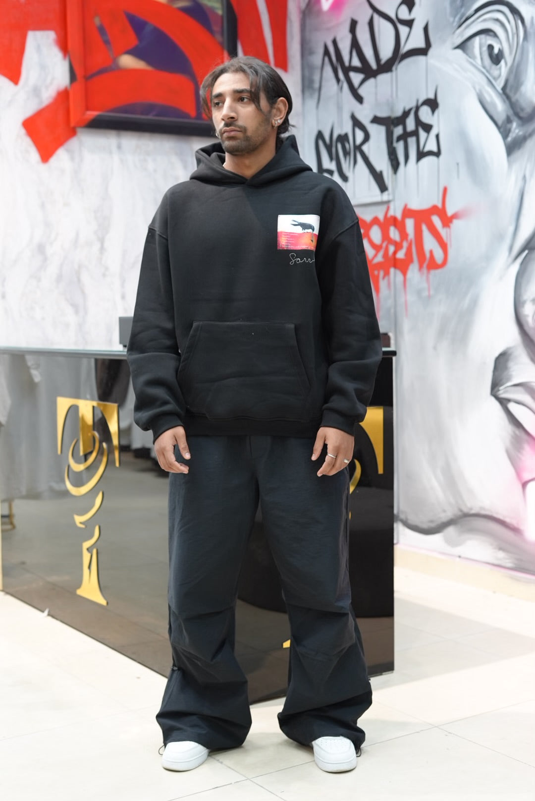 HOODIES SW BLACK 4976