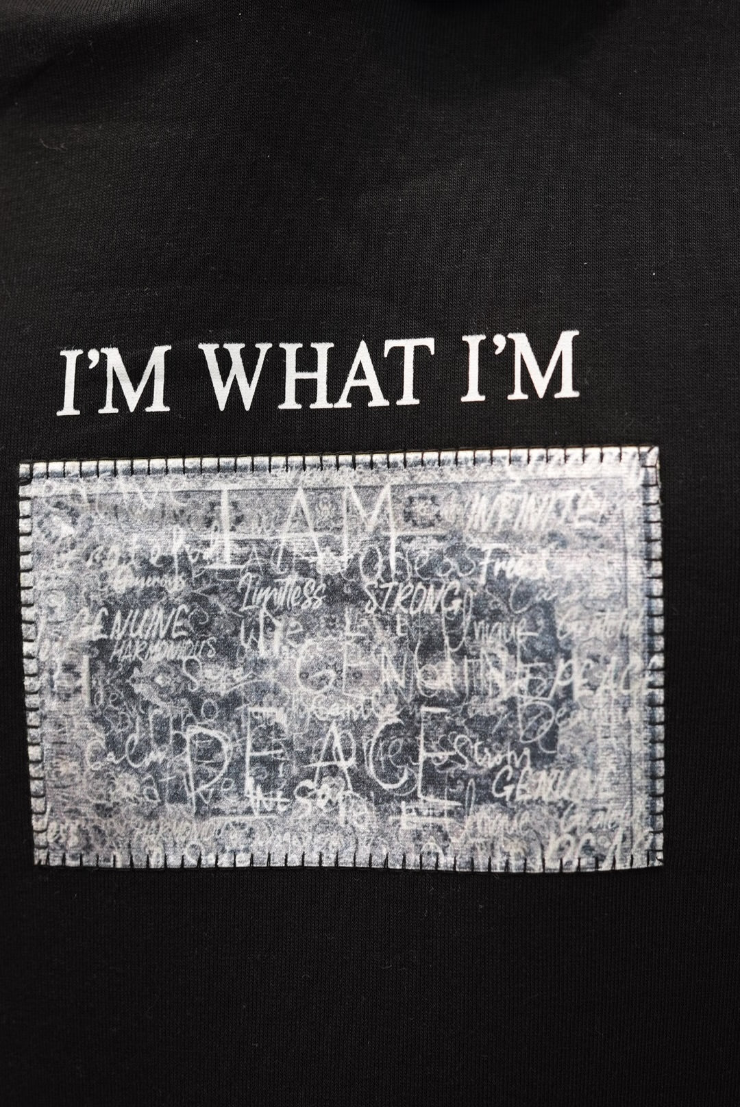 HOODIES SW I'M WHAT I'M BLACK 4967