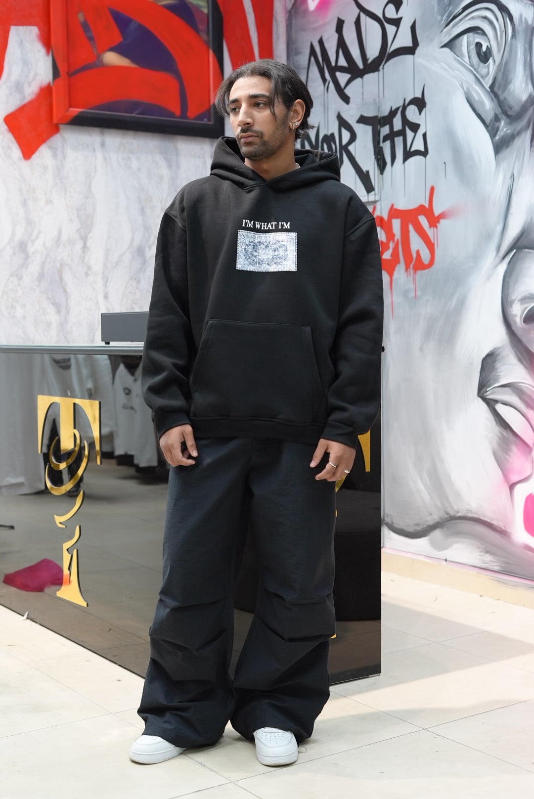 HOODIES SW I'M WHAT I'M BLACK 4967