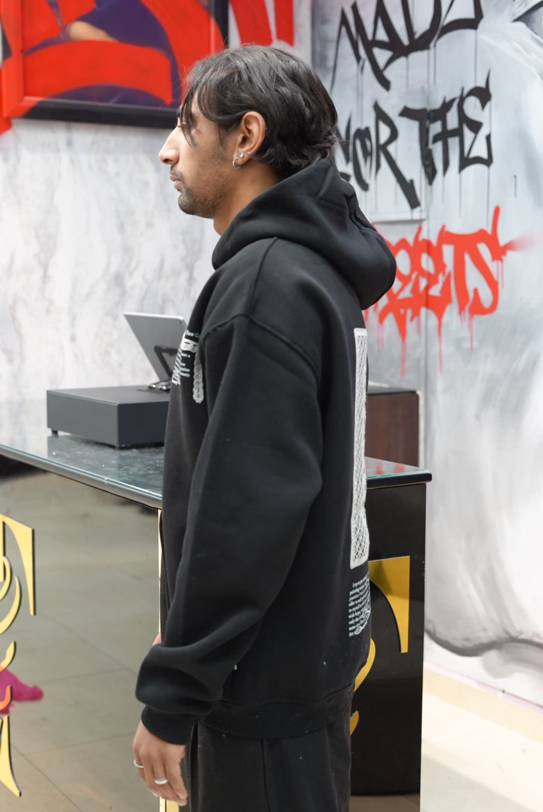 HOODIES SW BLACK 4995