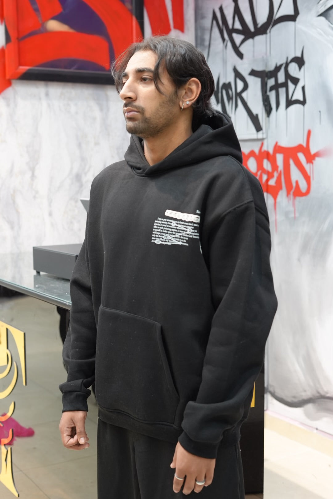 HOODIES SW BLACK 4995