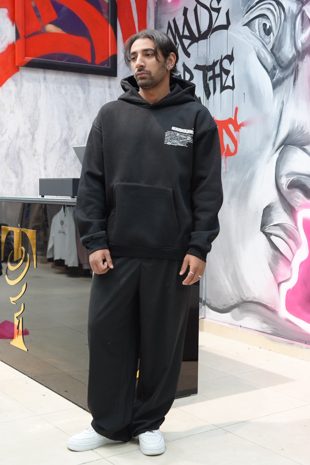 HOODIES SW BLACK 4995