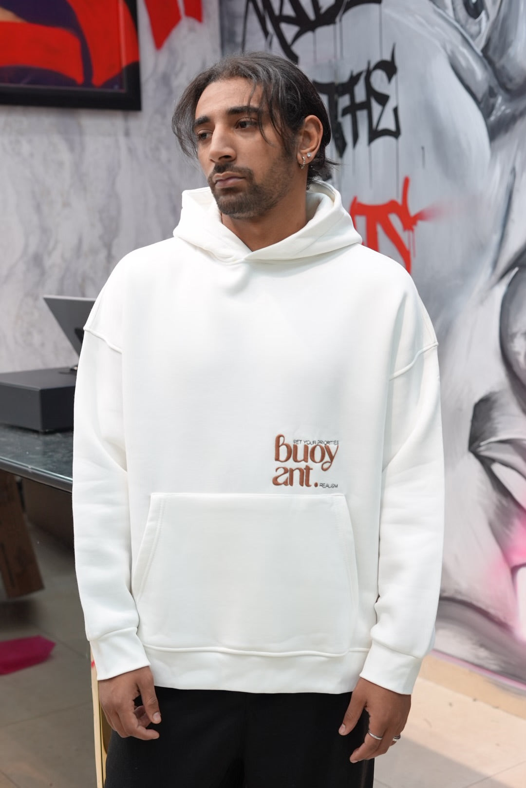 HOODIES BUOY WHITE swe25008