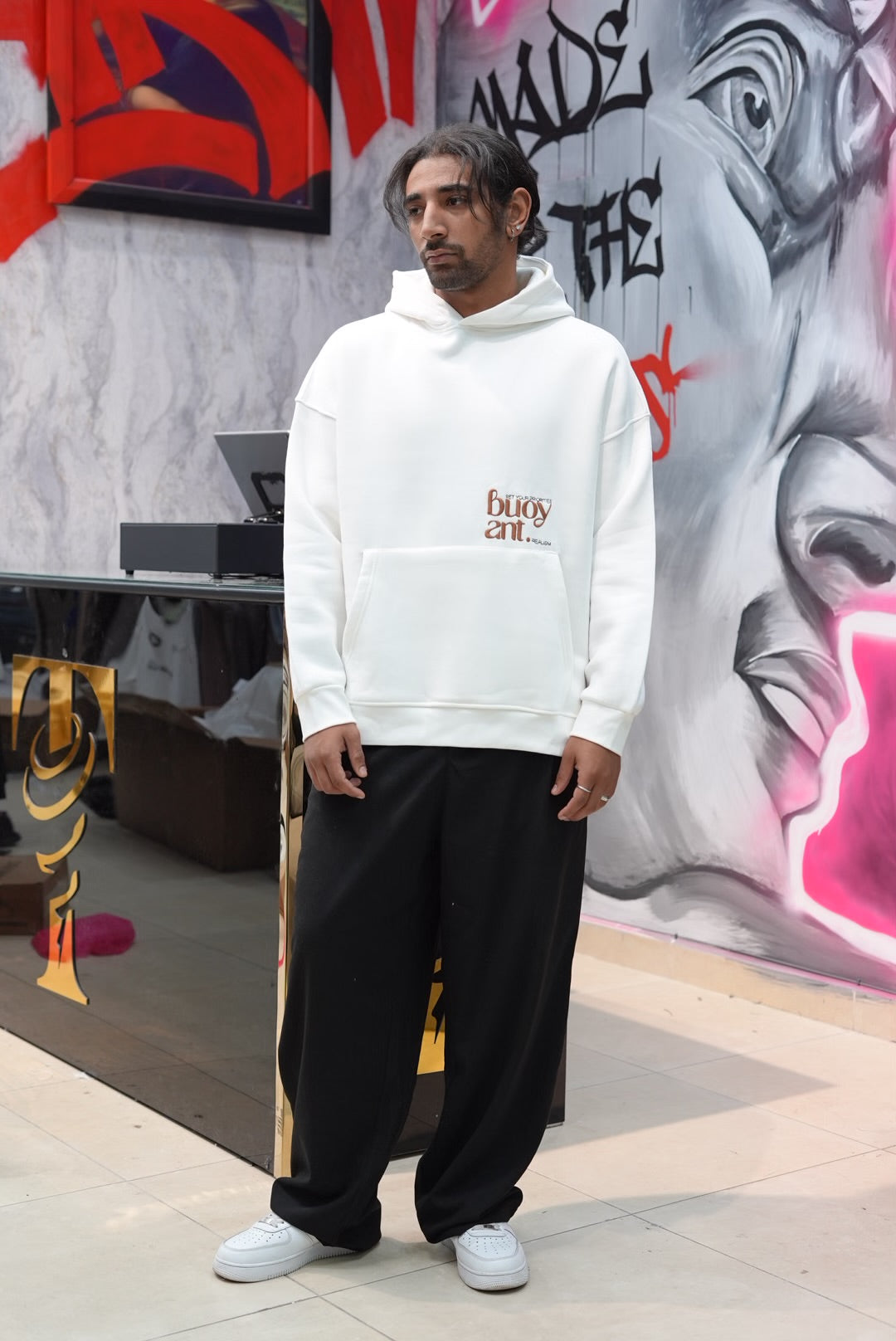 HOODIES BUOY WHITE swe25008