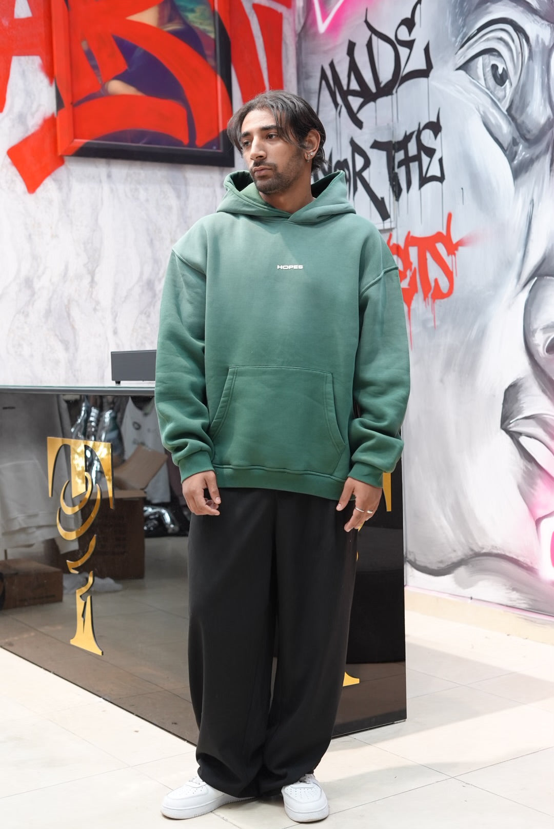 HOODIES SW HOPES VERT 4661