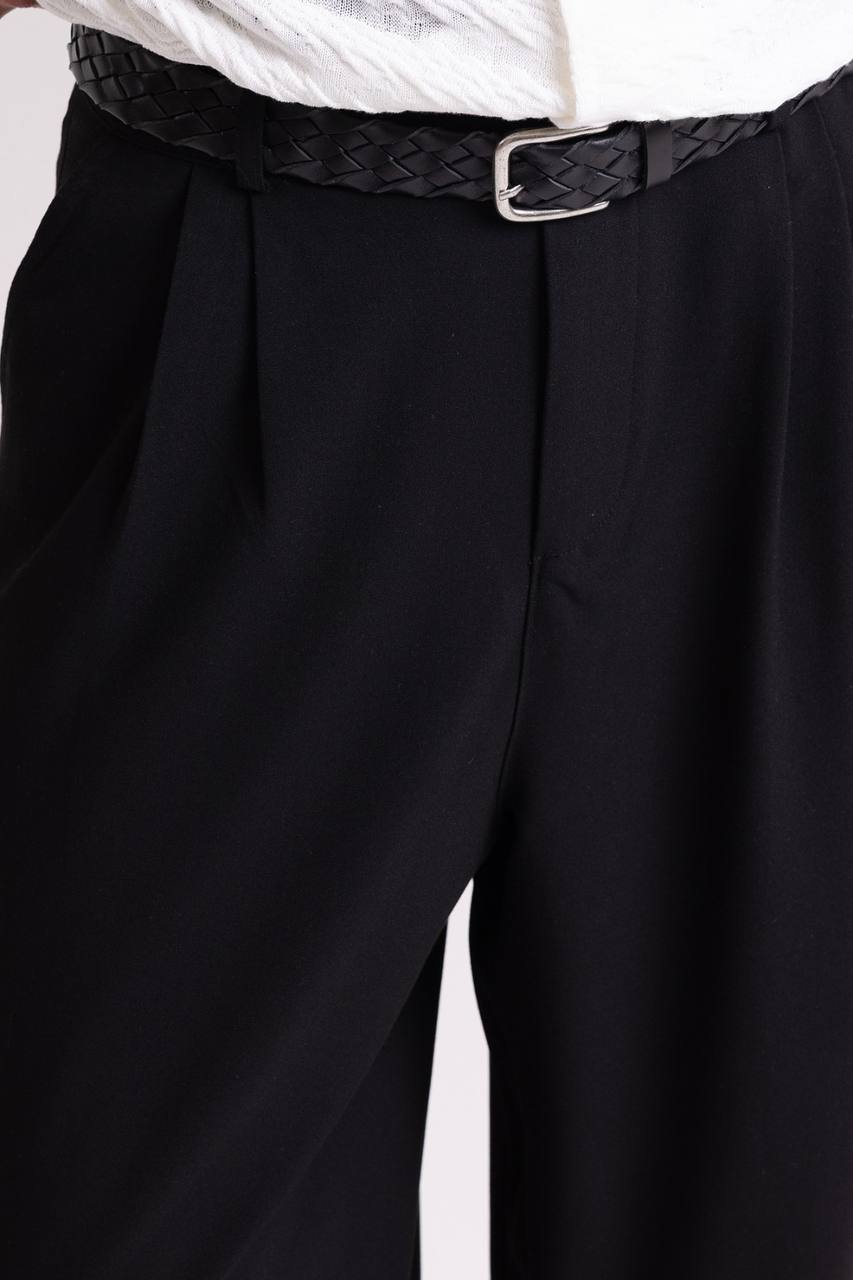 PANTALON CLASSE OVERSIZE BLACK 40-09