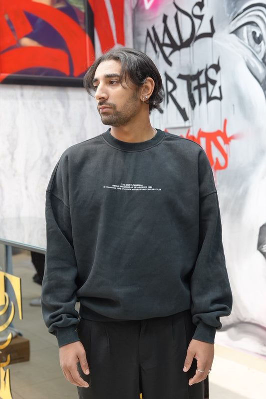 SWEATSHIRT THE ONLY BLACK 2720