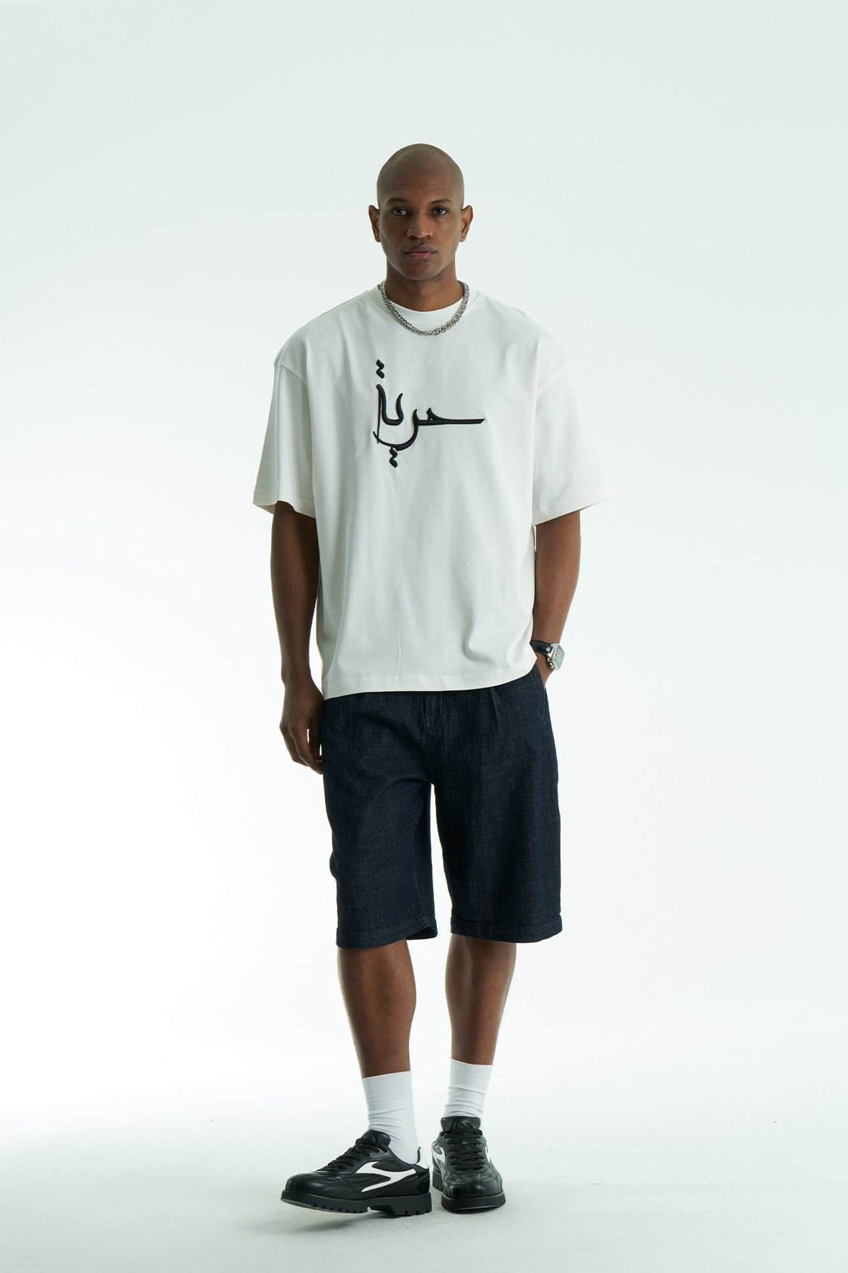 T-SHIRT SW WHITE حرية 5052