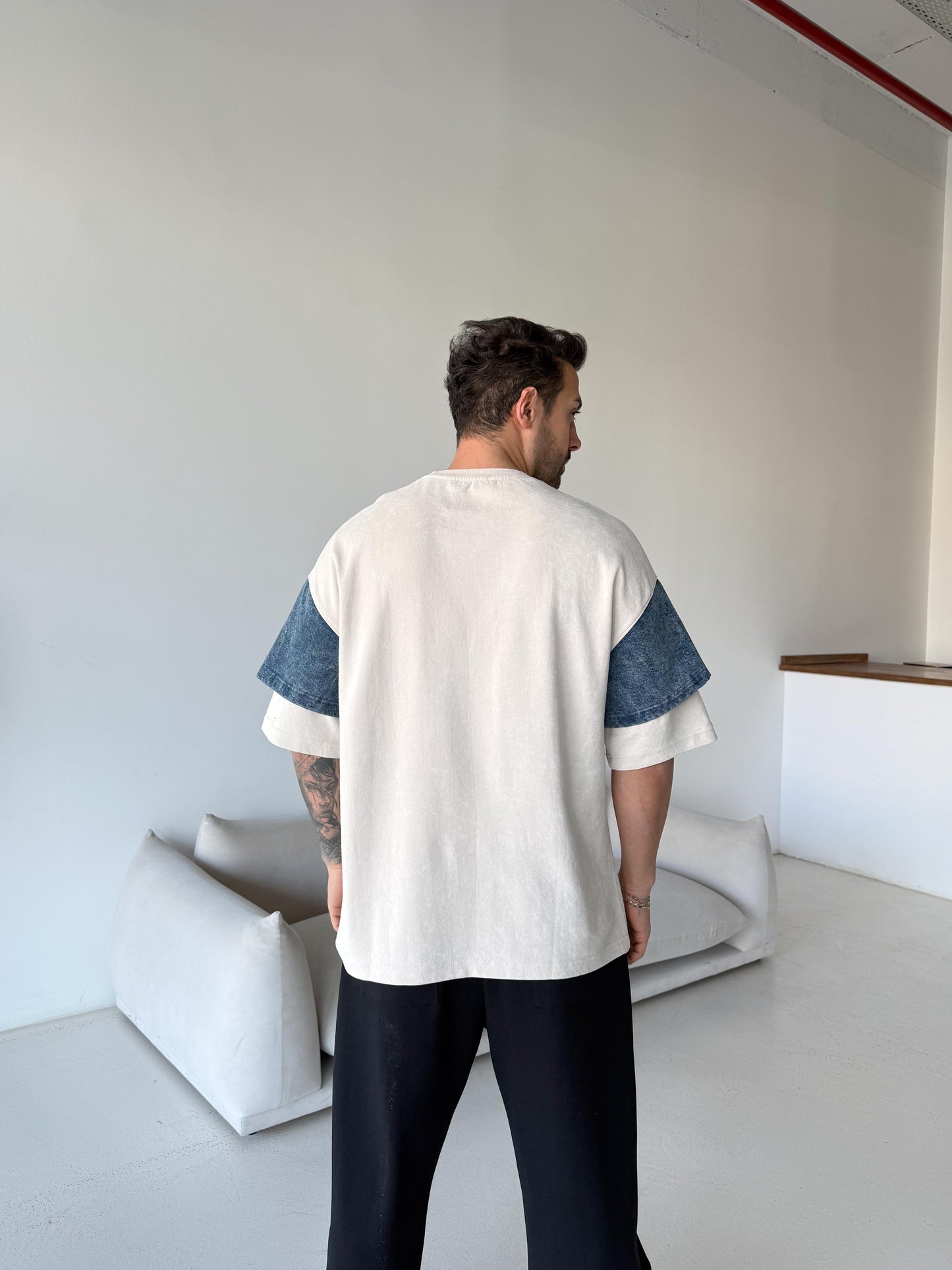 T-SHIRT ES NYC BEIGE E71-119